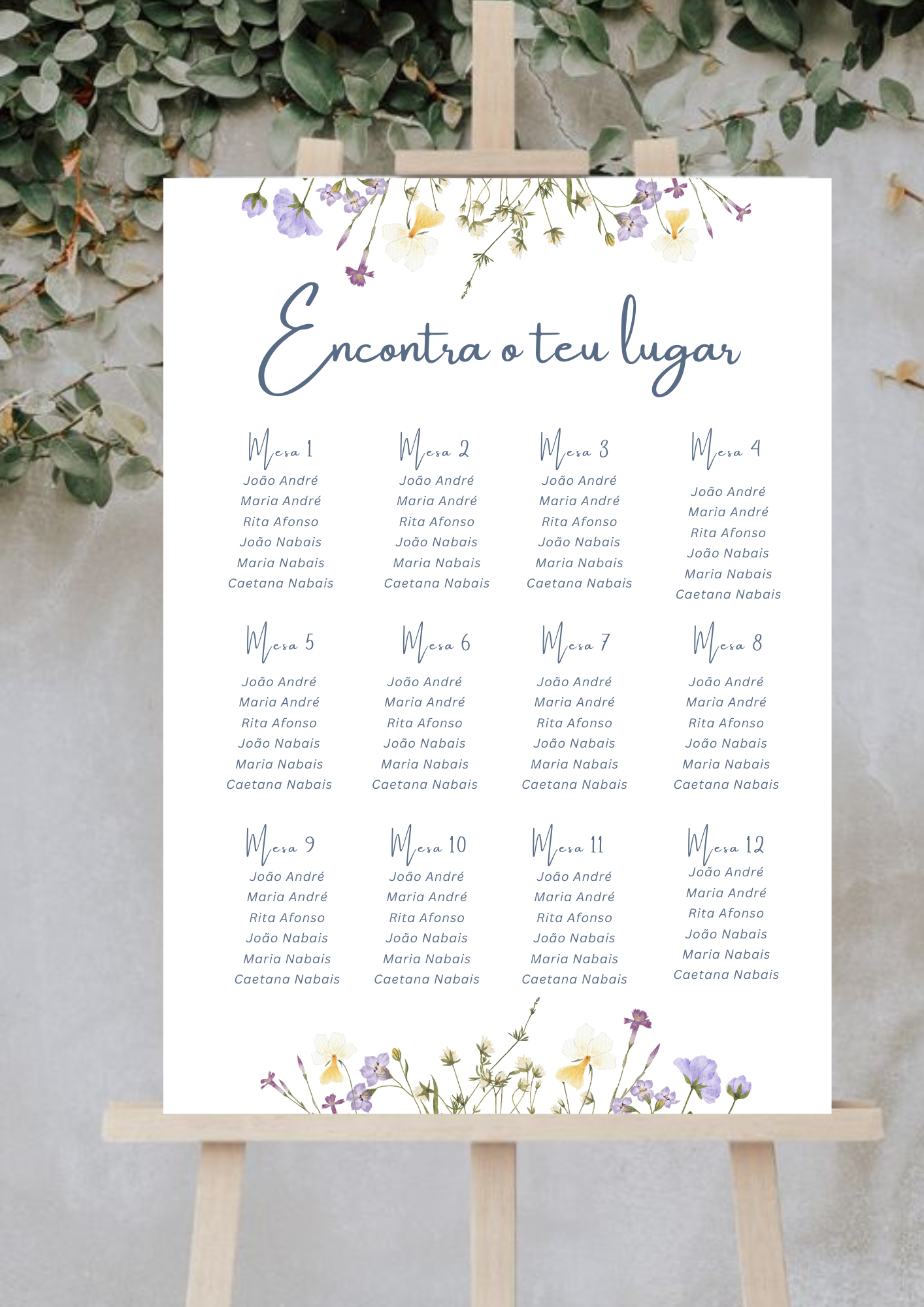 Placa de Lugares - Tema Campestre
