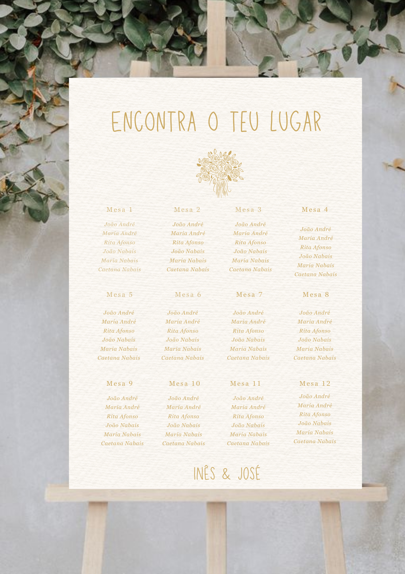 Placa de Lugares - Tema Silhueta Amarela