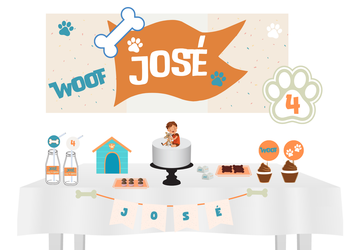 Tema Cachorro | Kit S