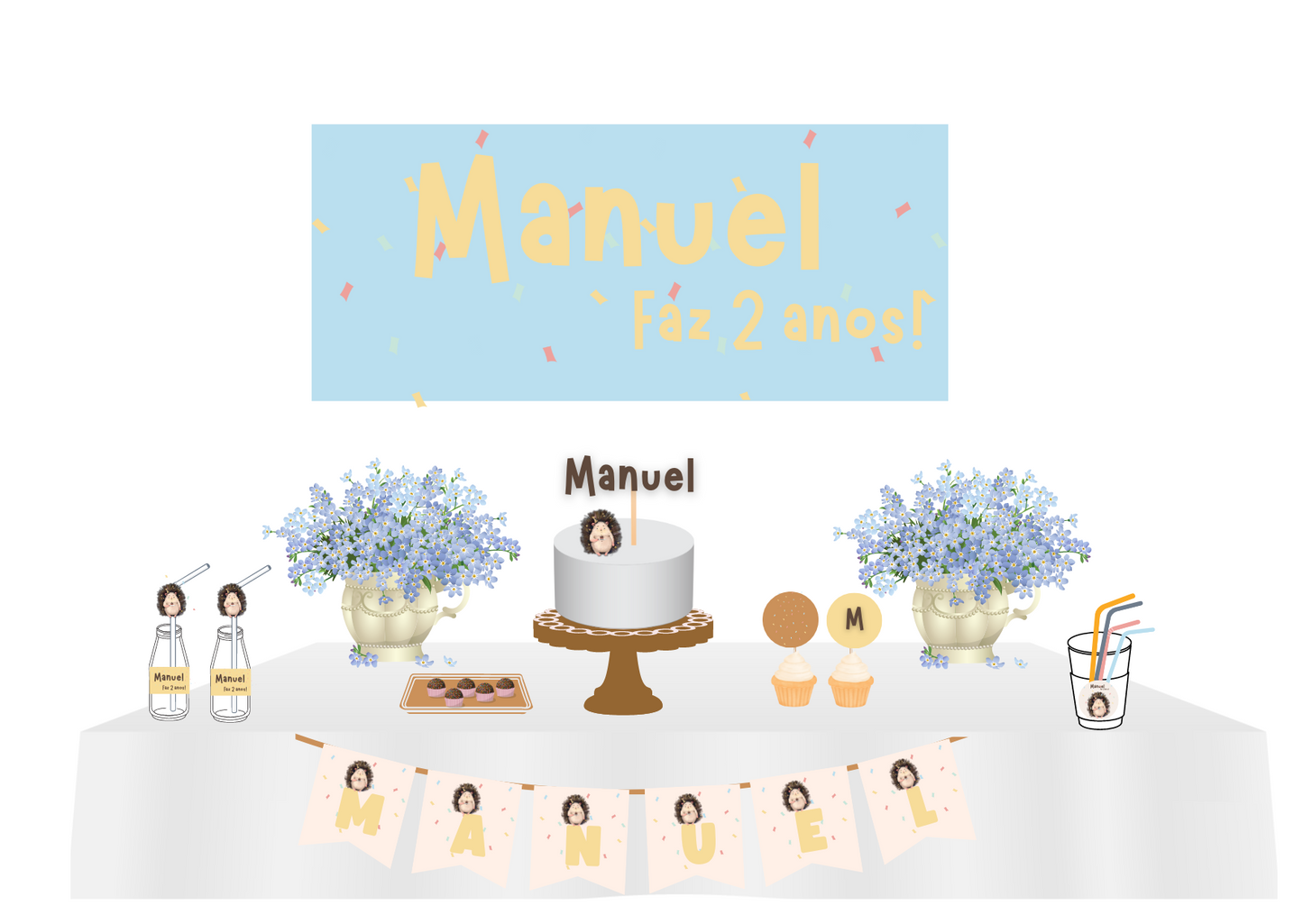 Tema Ouriço | Kit M