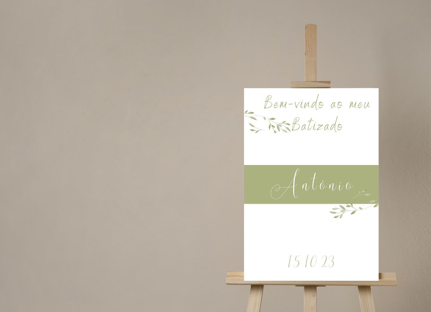 Placa de Boas Vindas - Tema Coelhinhos