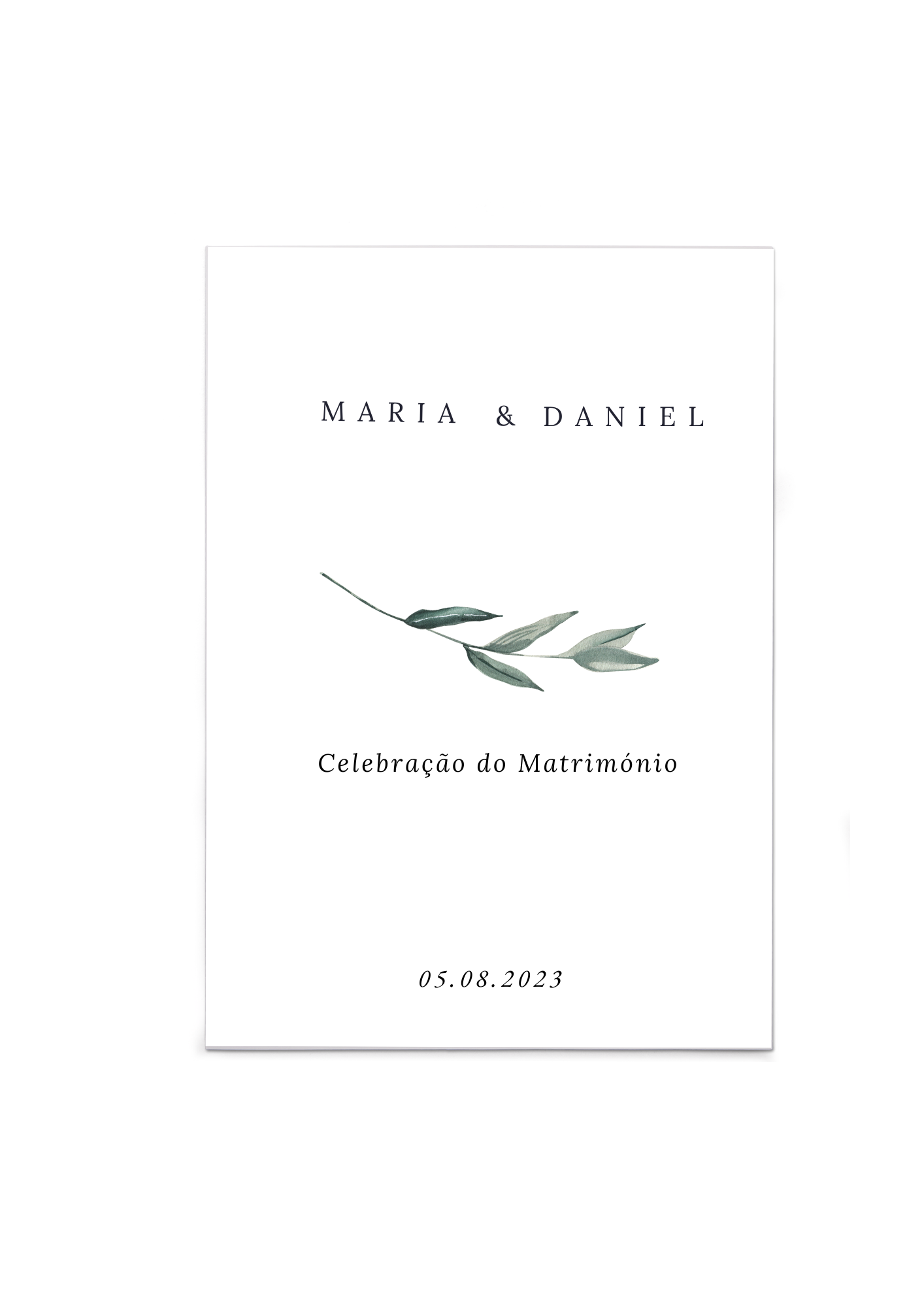 Missal de Casamento - Tema Ramo