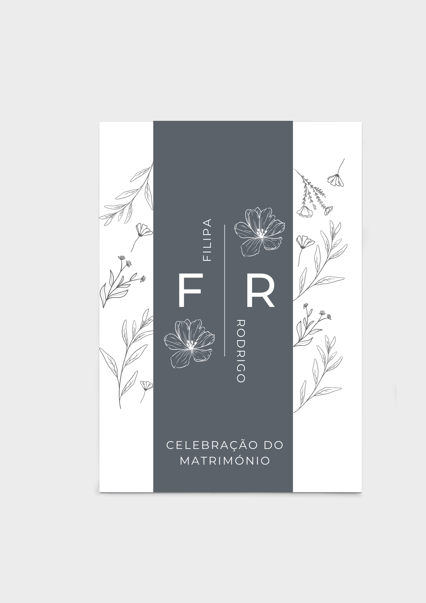 Missal de Casamento - Tema Cinza