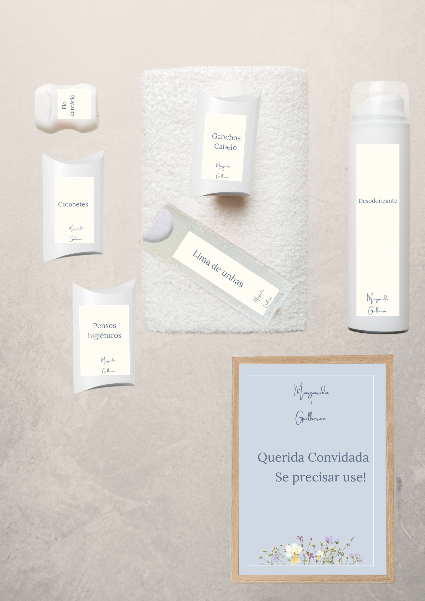 Kit Toilette - Tema Campestre