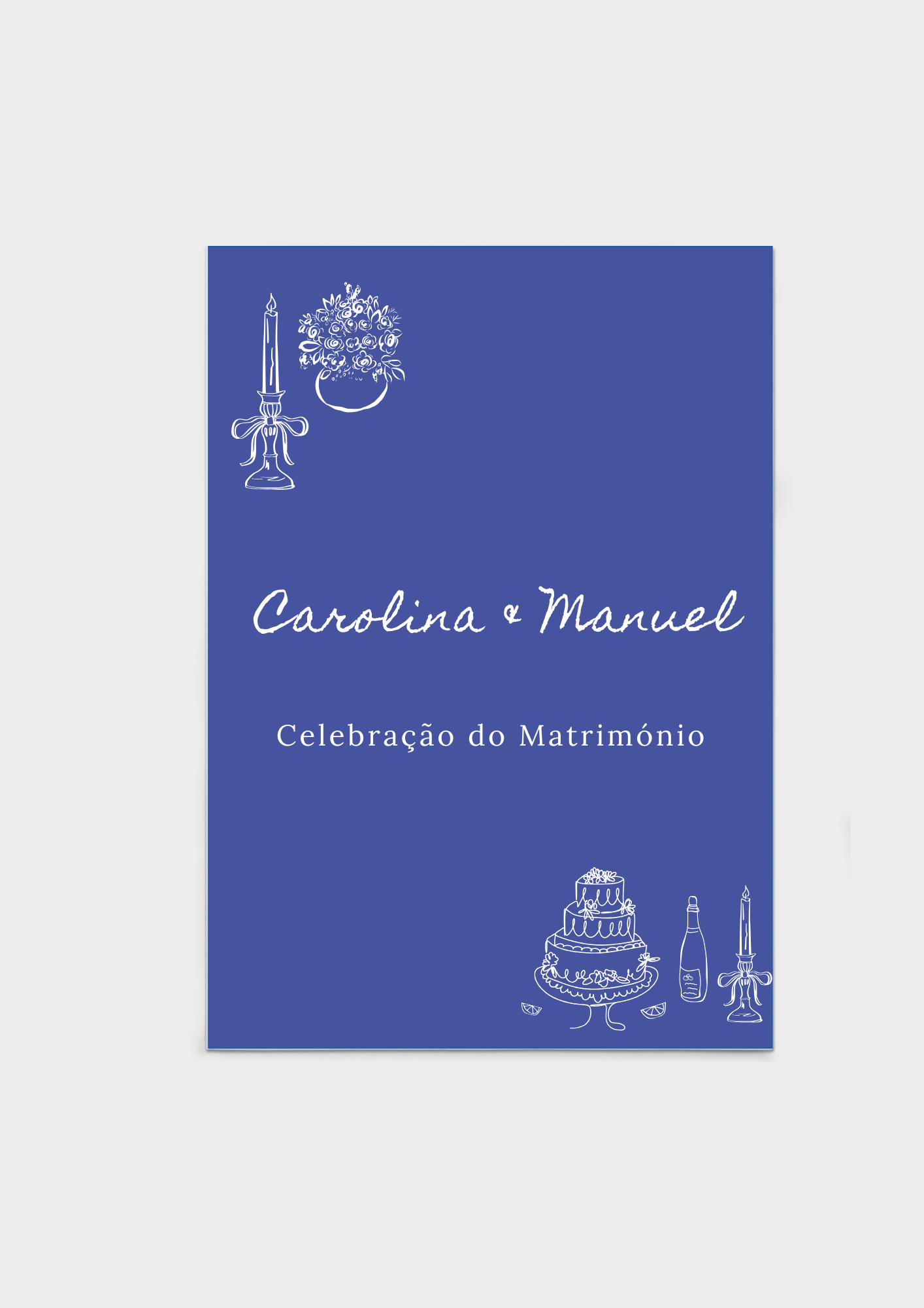 Missal de Casamento - Tema Laço Azul