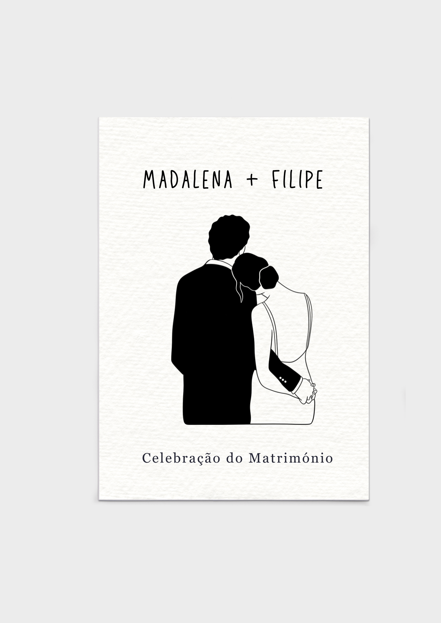 Missal de Casamento - Tema Silhueta Preta