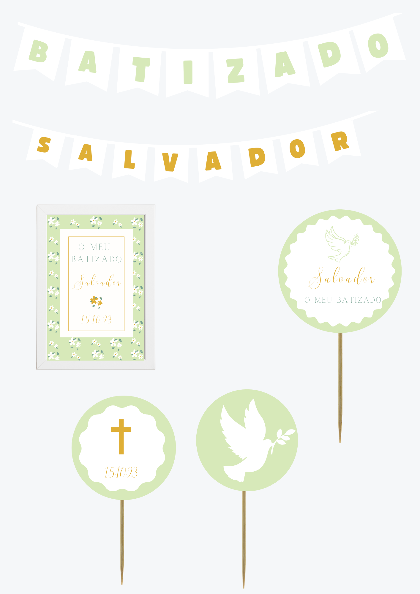Tema Jasmim Verde | Kit S