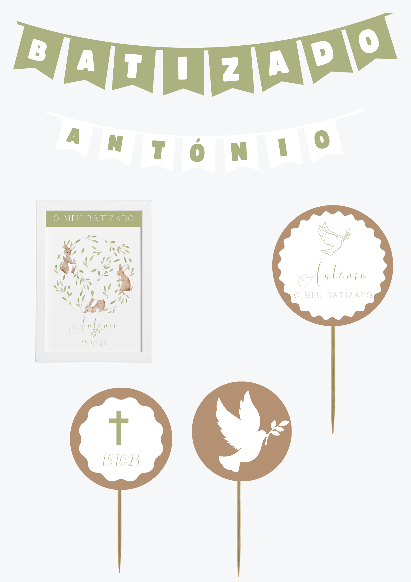 Tema Coelhinhos | Kit S