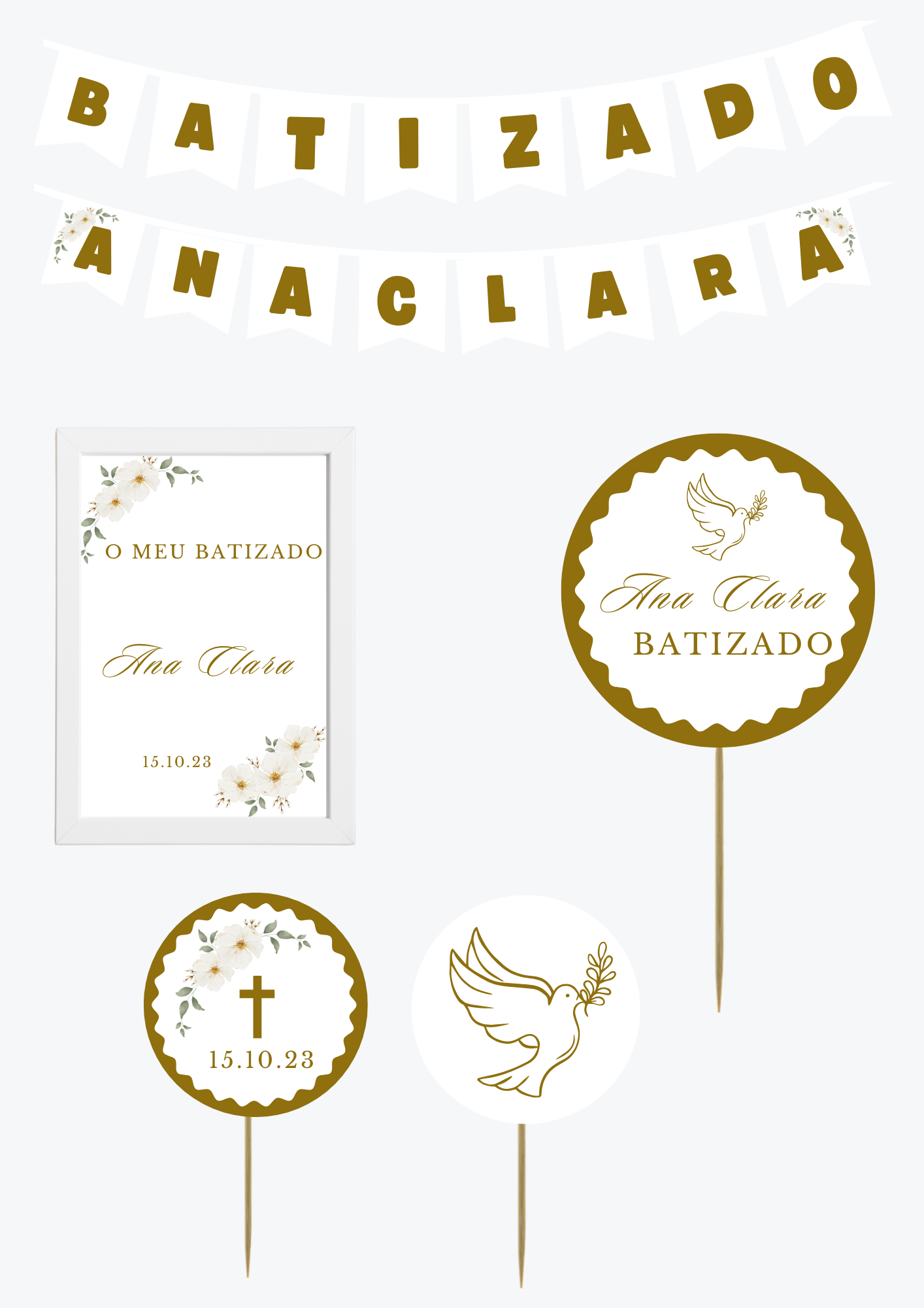 Tema Plumerias | Kit S