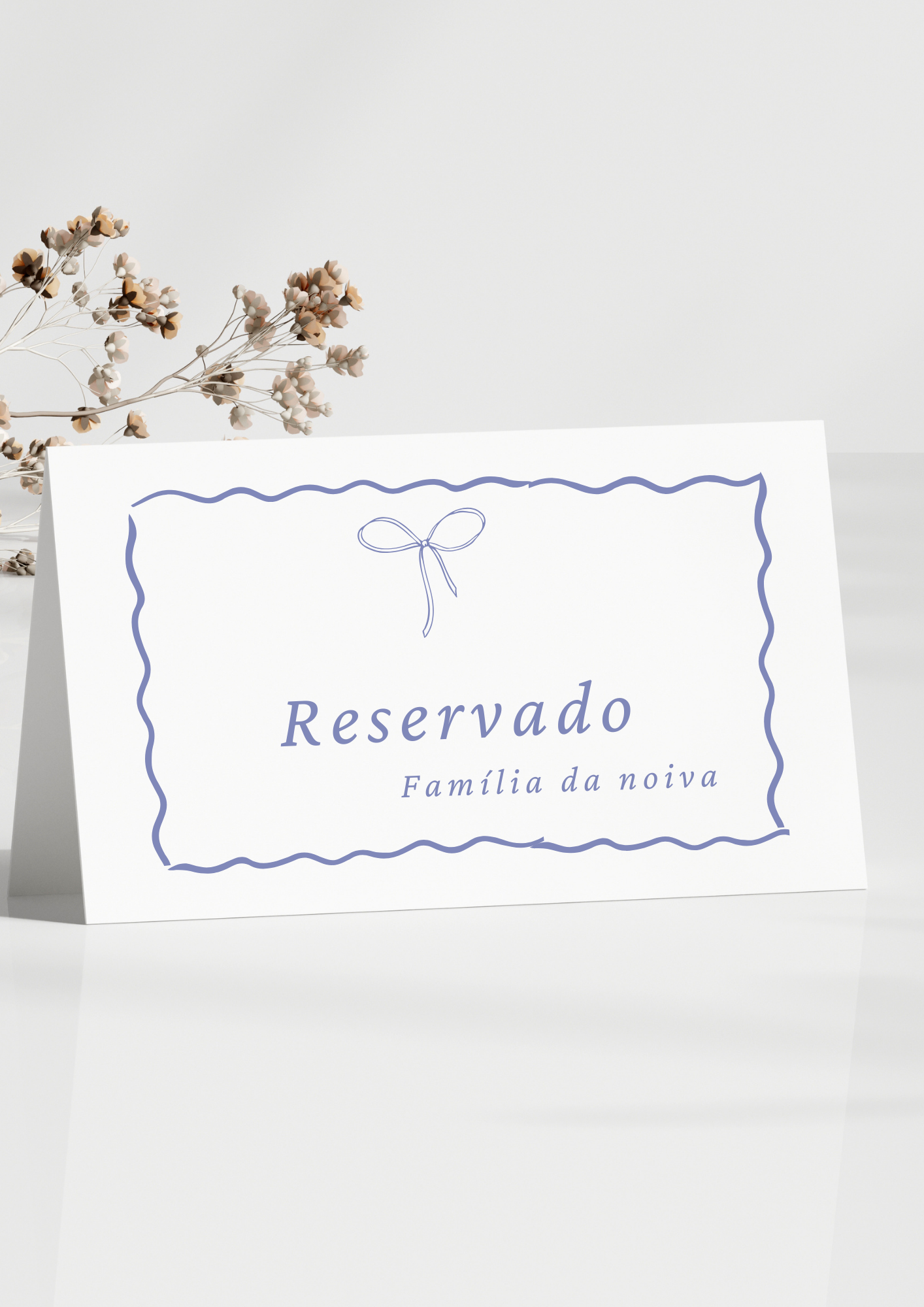Etiqueta de Mesa - Tema Ilustrado