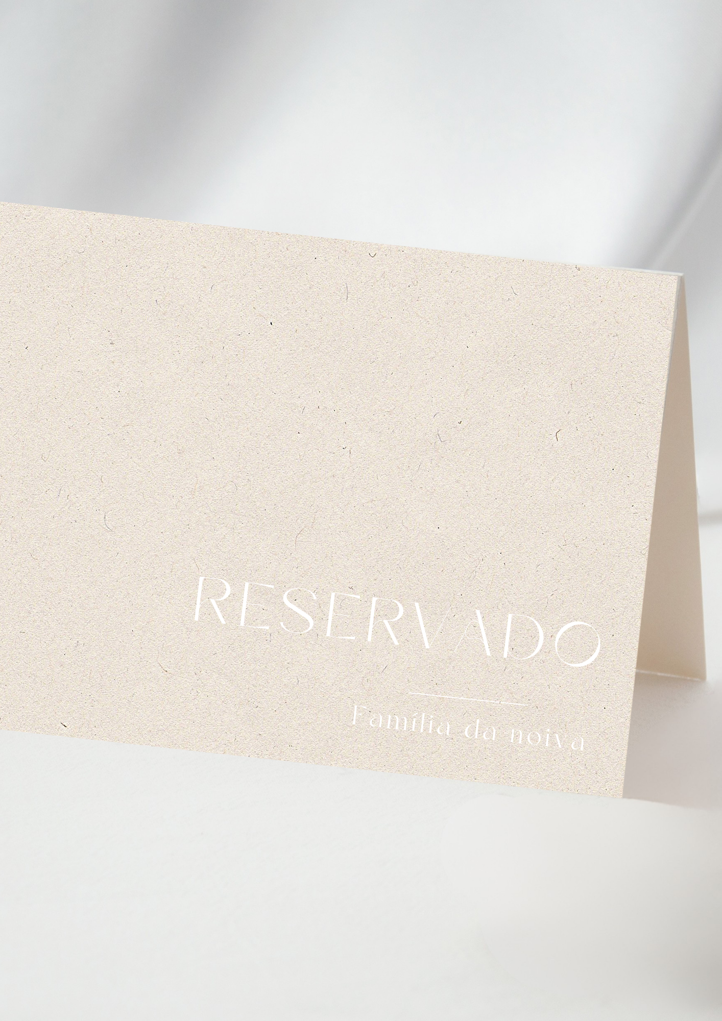 Etiqueta de Mesa - Tema Areia