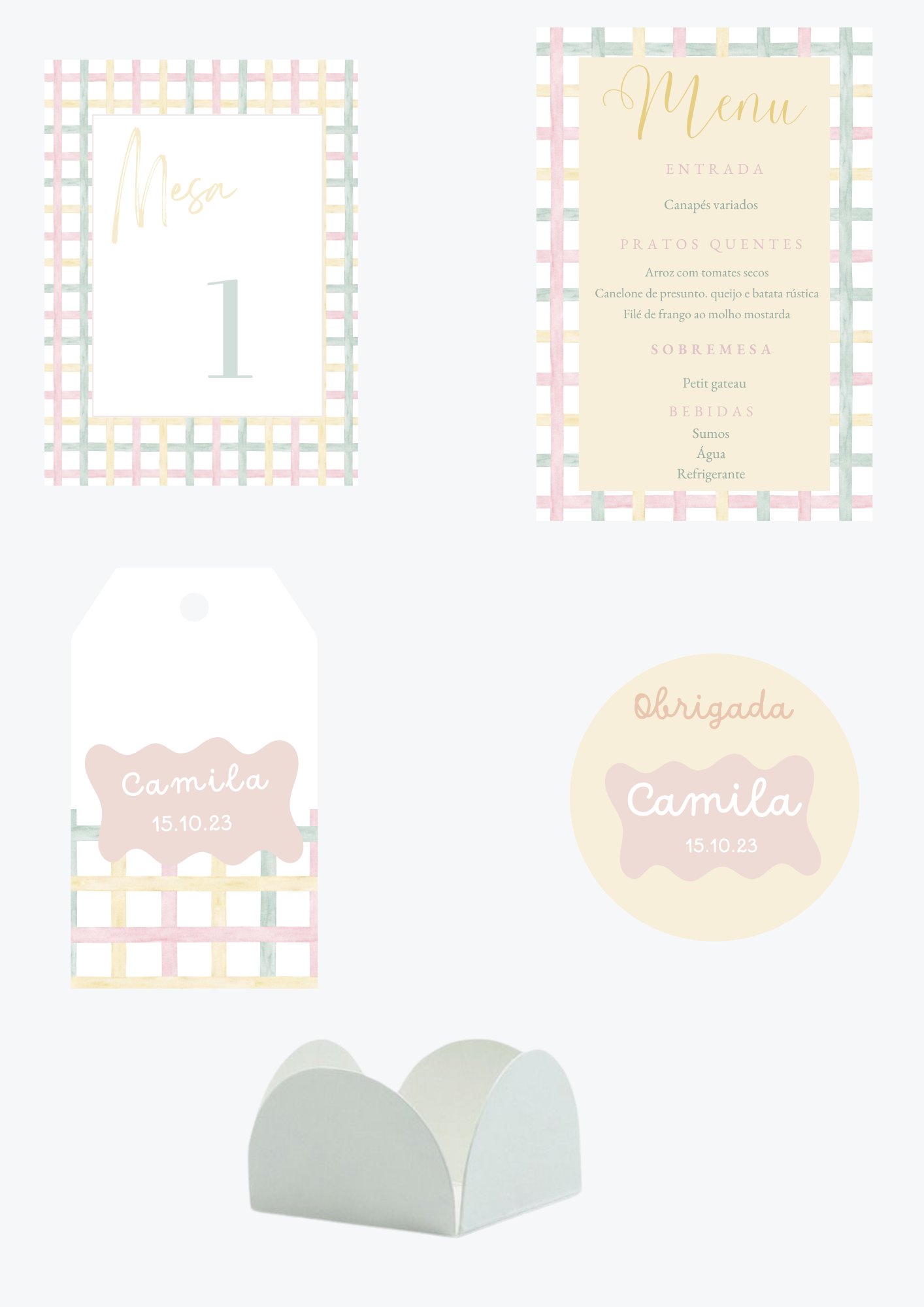 Tema Pastéis | Kit M