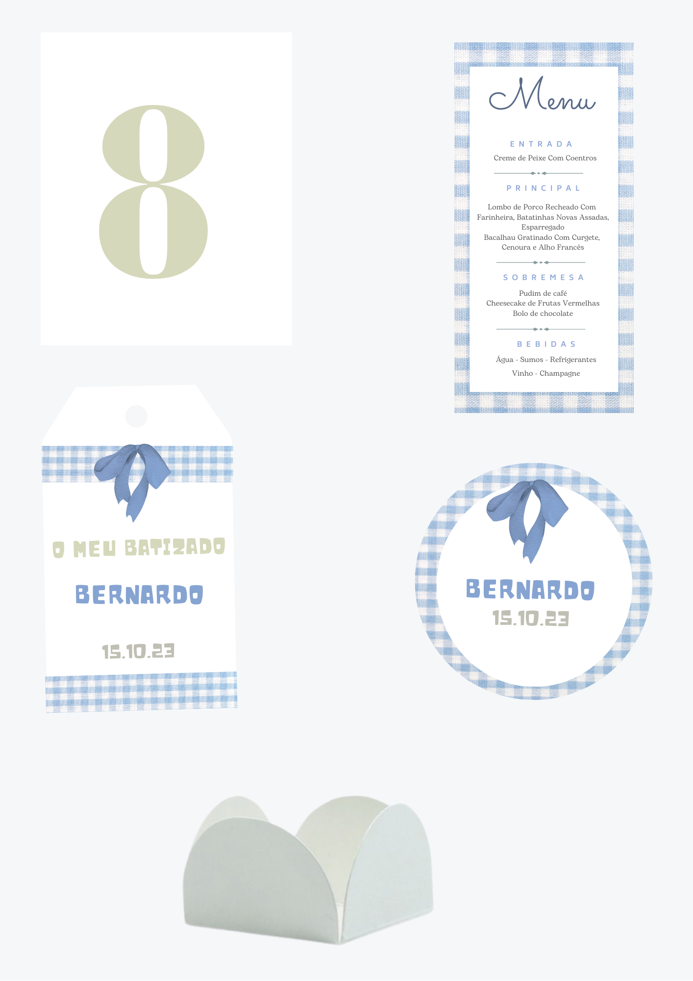 Tema Laço Azul | Kit M