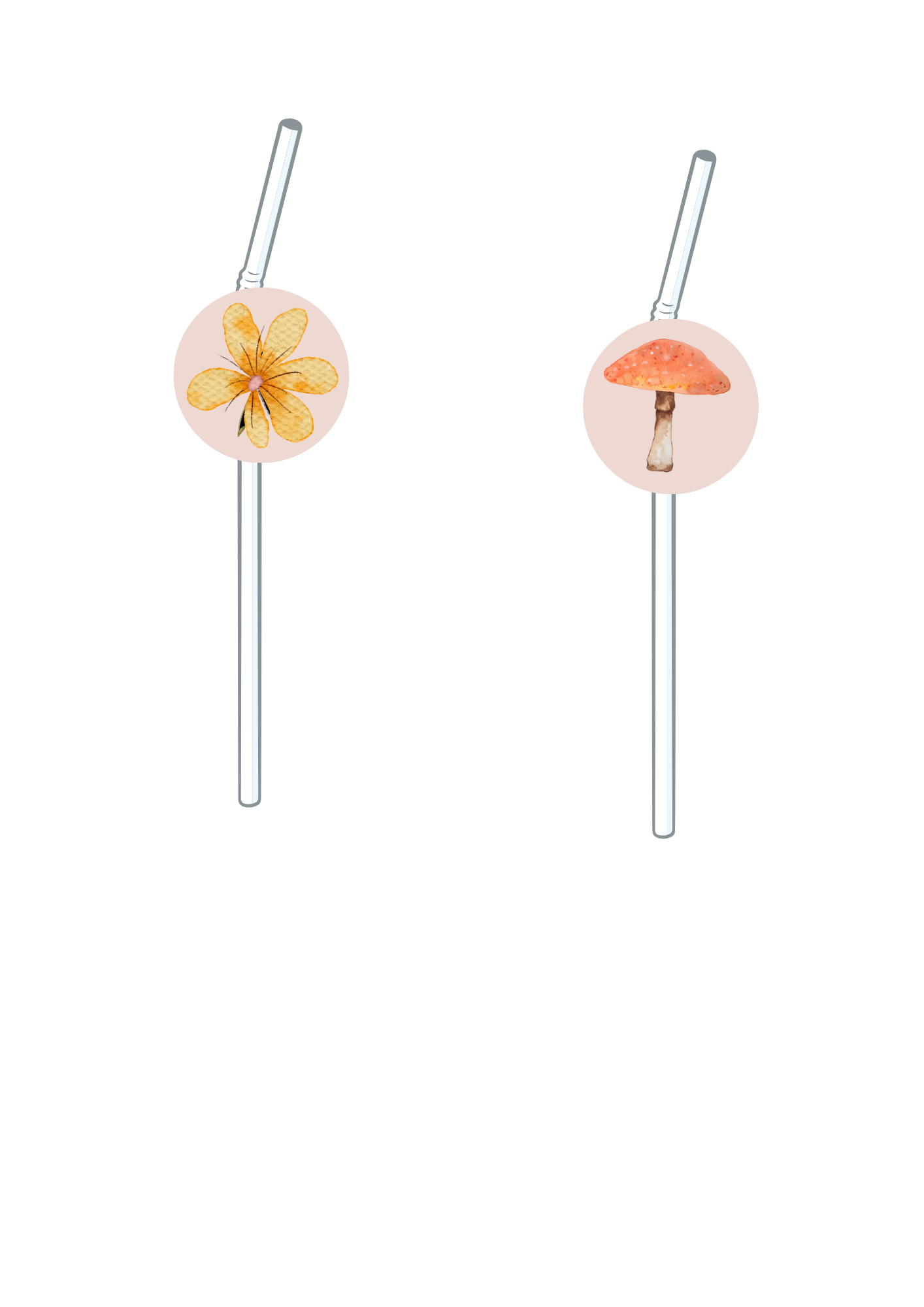 Topper de Palhinhas - Tema Bosque