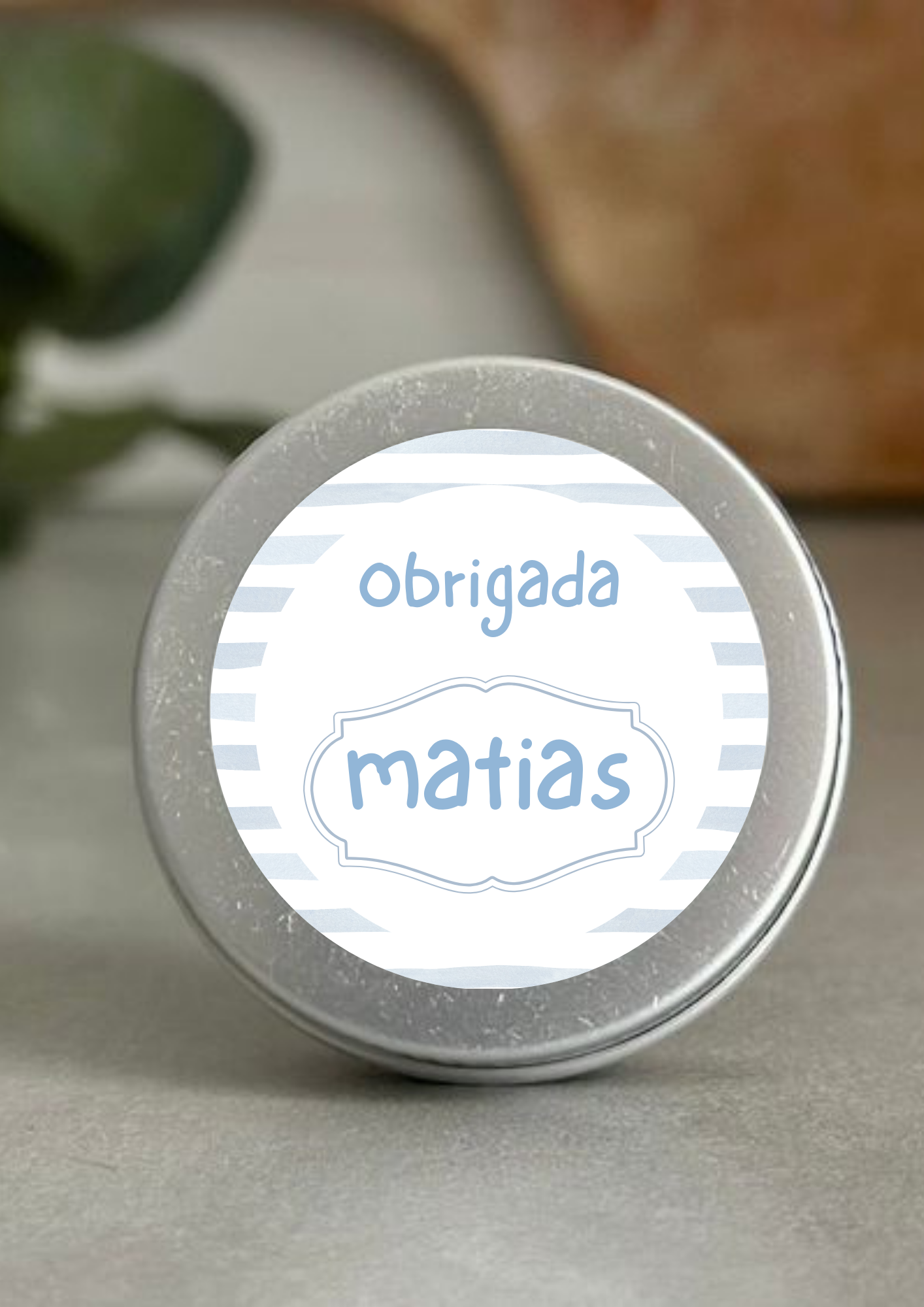 Etiqueta Redonda Grande - Tema Planetas