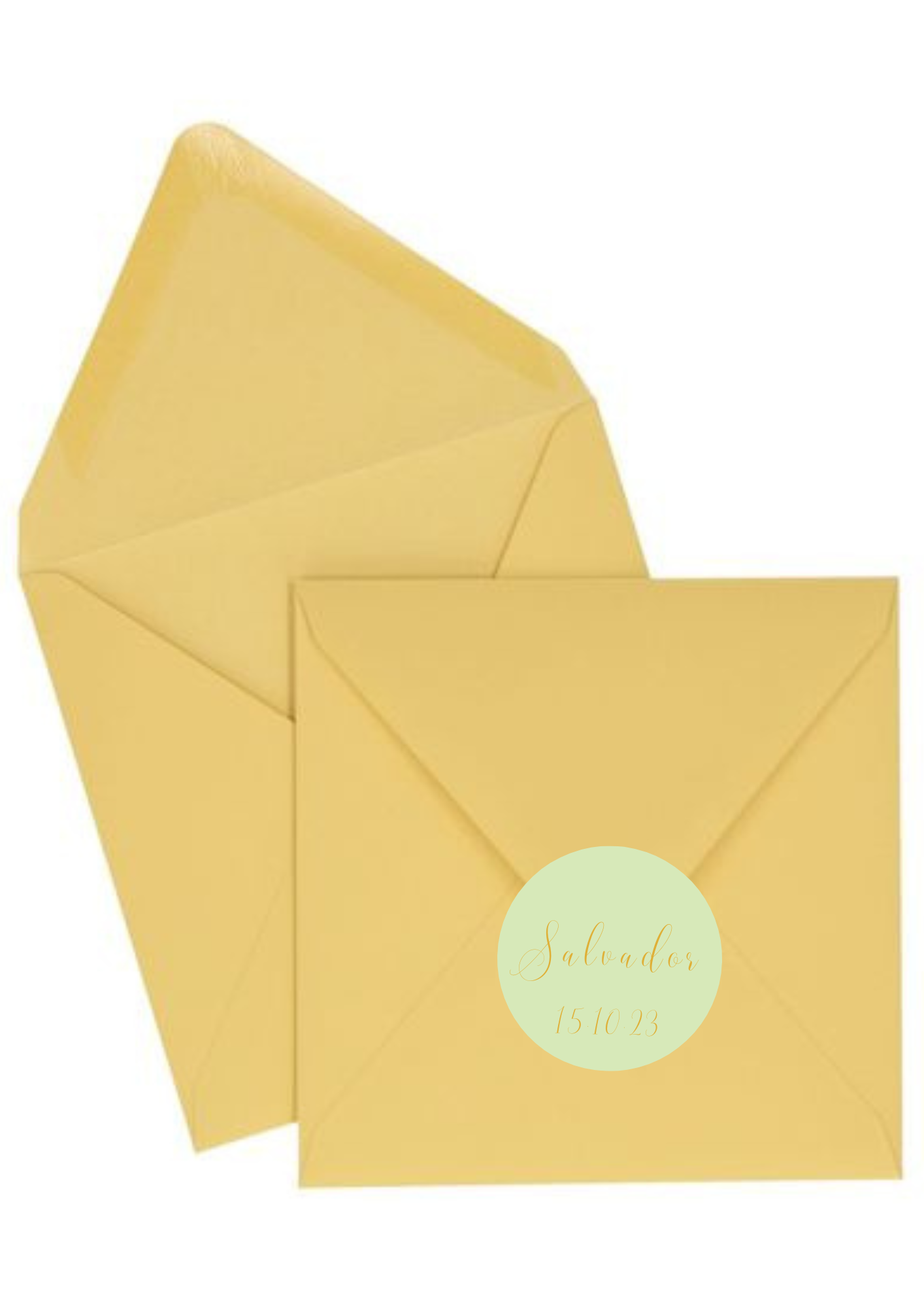 Etiqueta Redonda Pequena - Tema Jasmim Verde