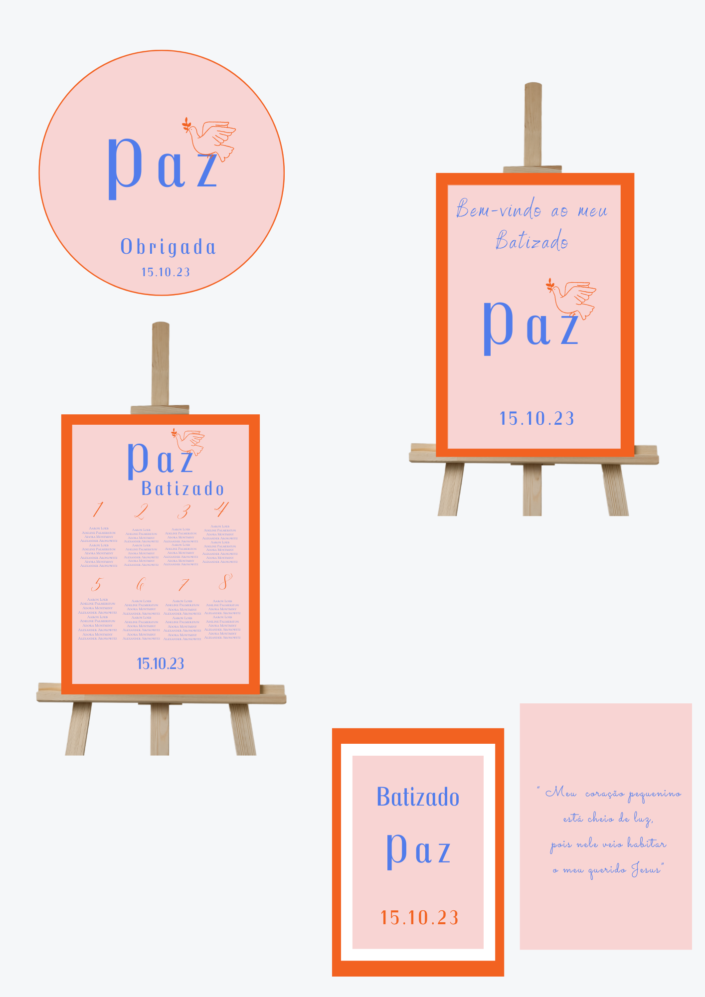 Tema Xadrez Laranja | Kit L