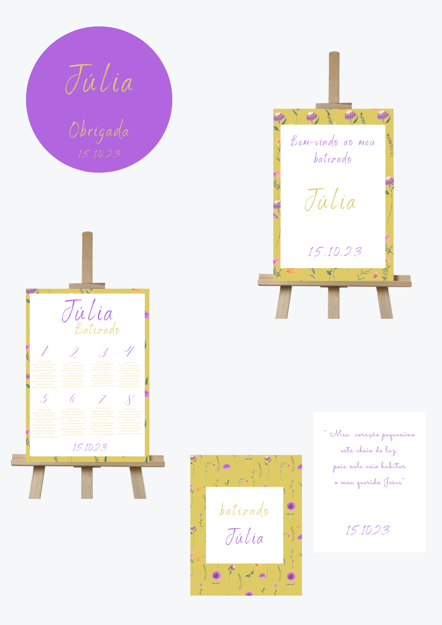 Tema Violetas | Kit L