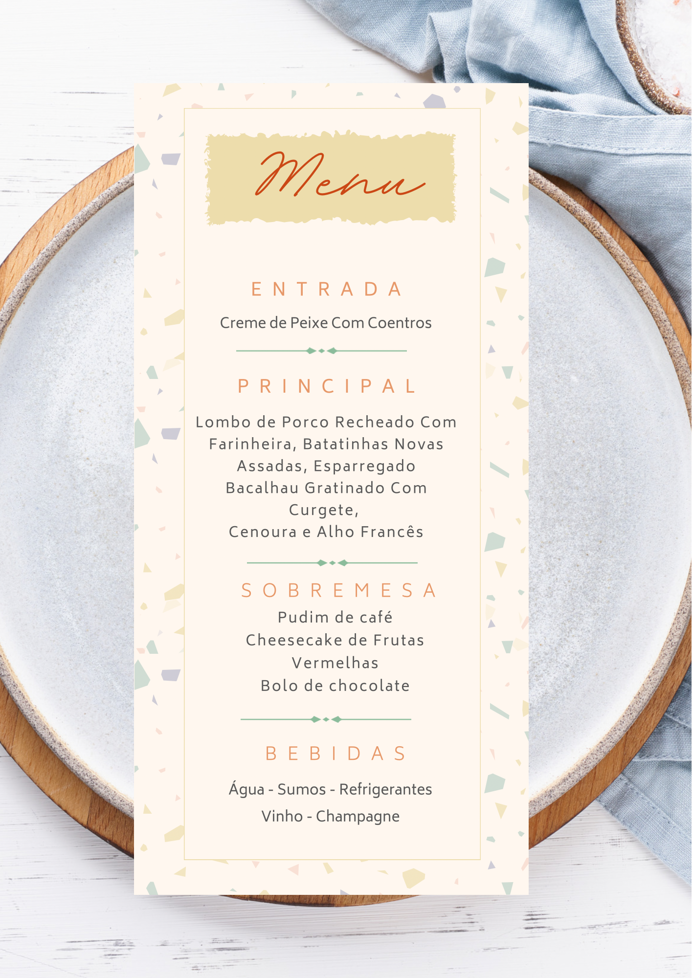 Menu - Tema Reza
