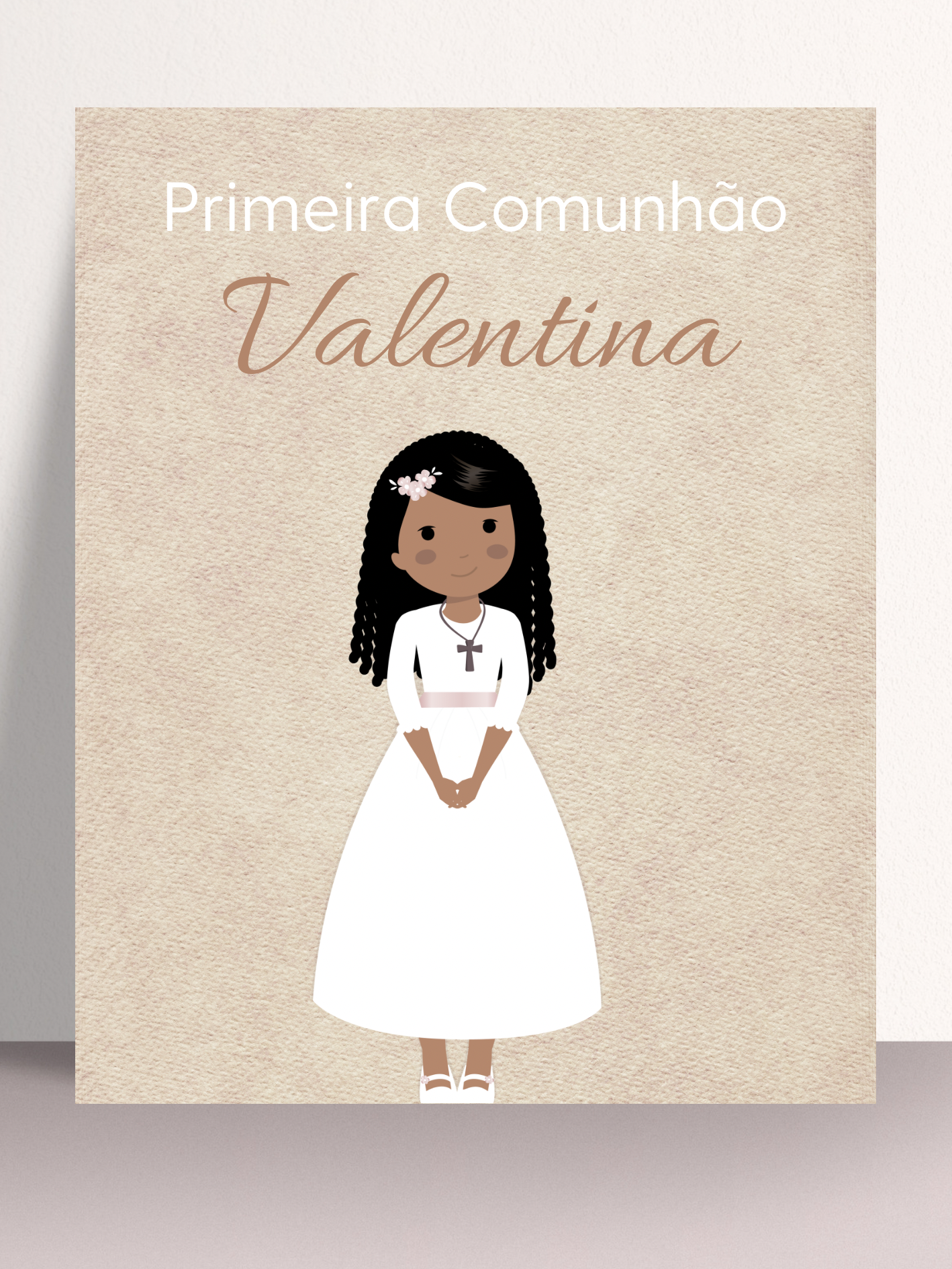 Convite - Tema Vestido Branco 3