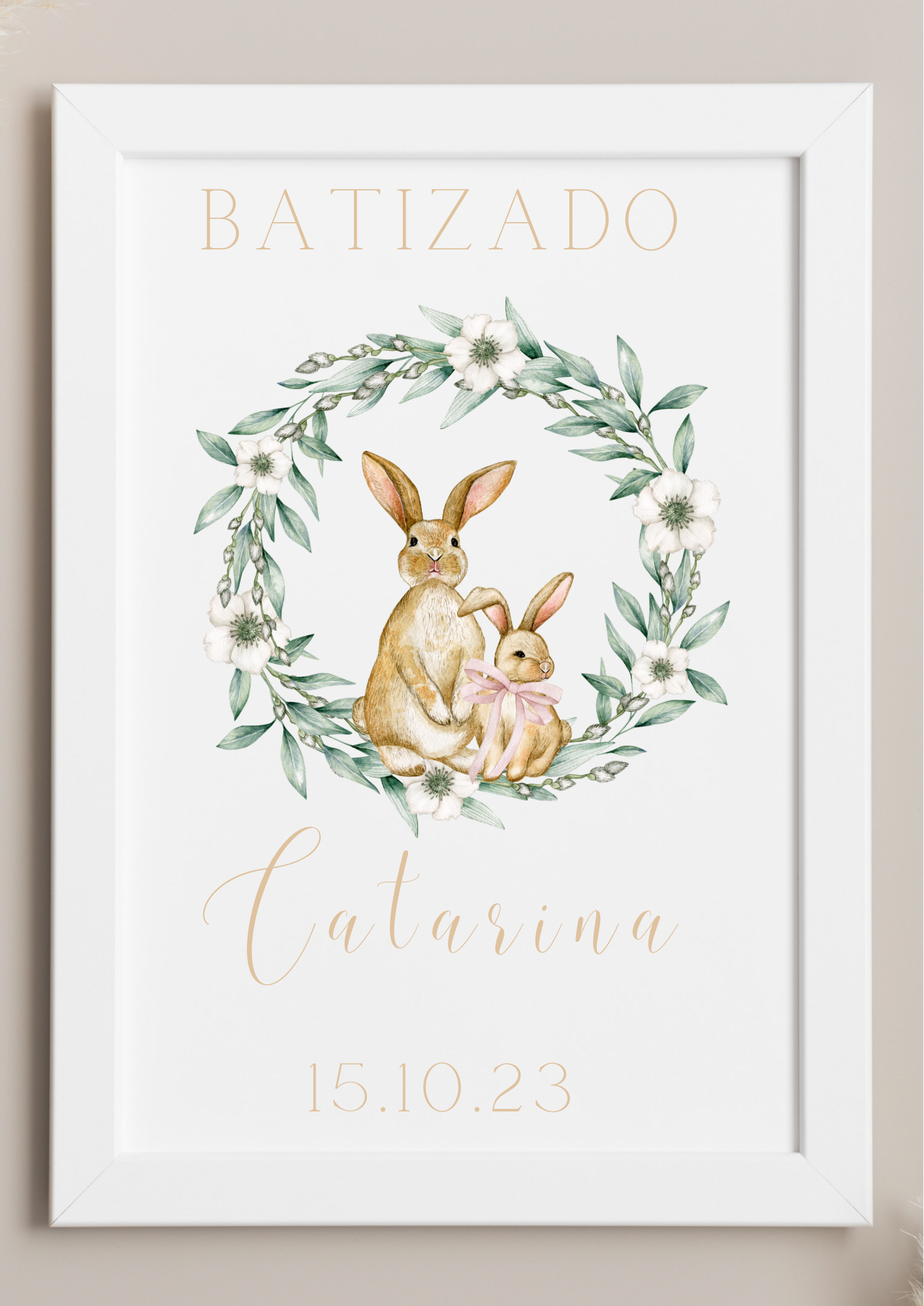 Poster de Mesa de Bolo - Tema Prado