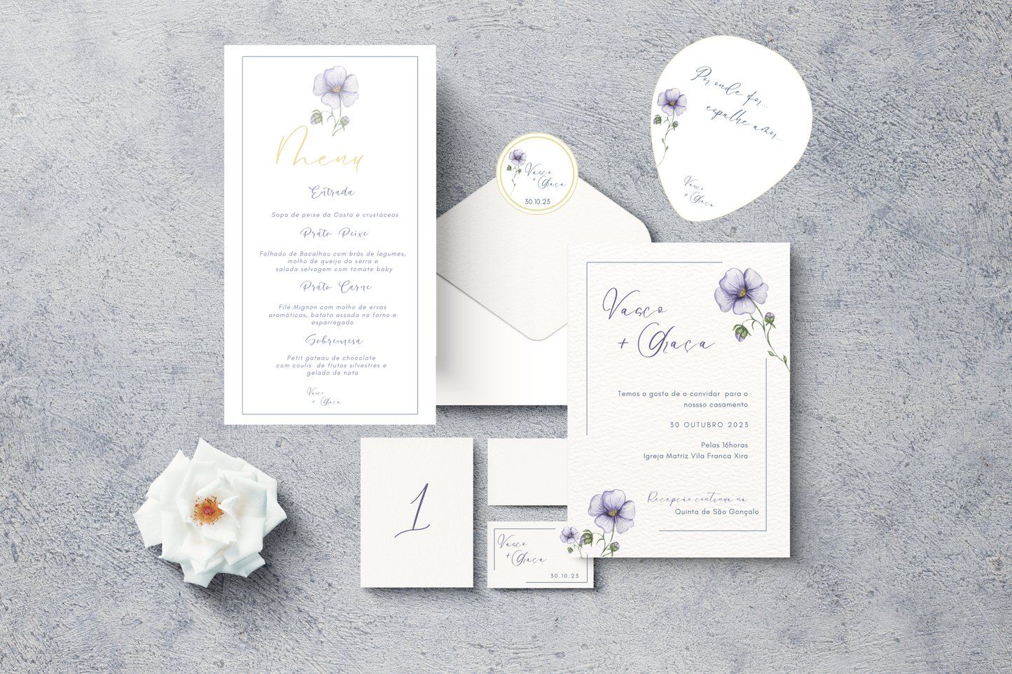 Tema Violeta | Kit Casamento