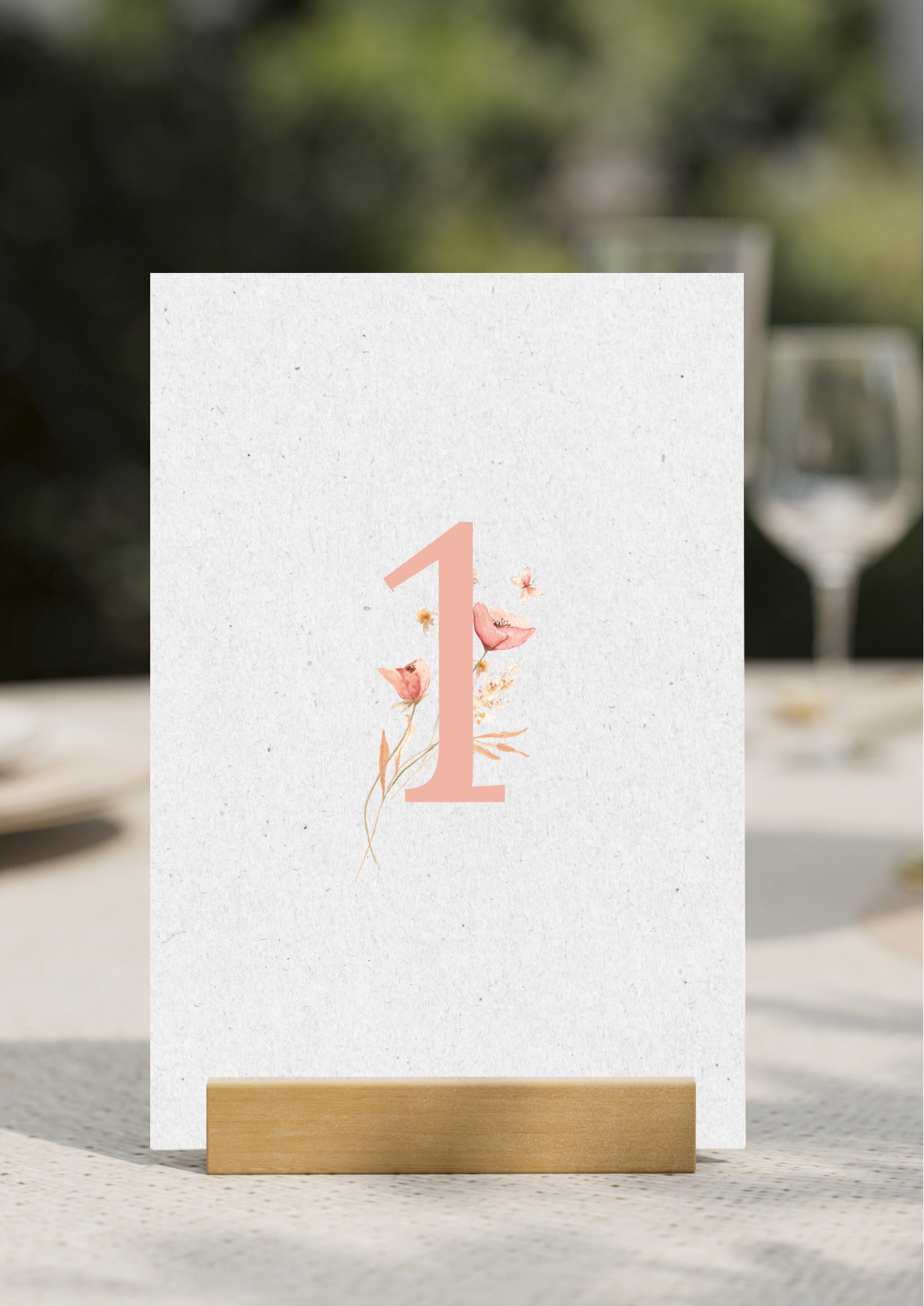 Marcador de Mesa - Tema Vestido Branco 4