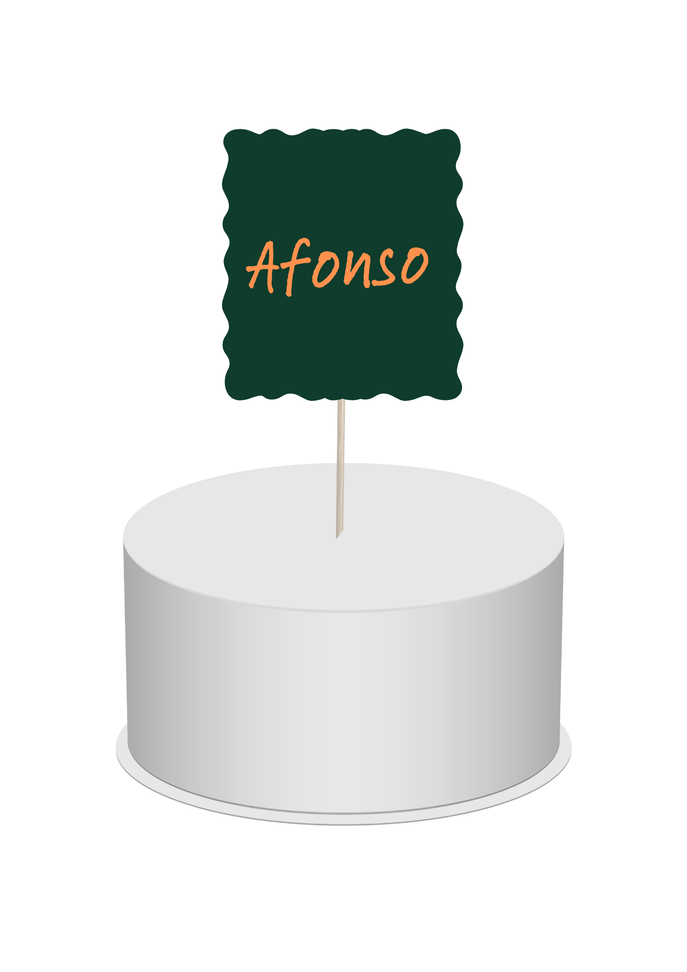Topo de Bolo - Tema Frutas