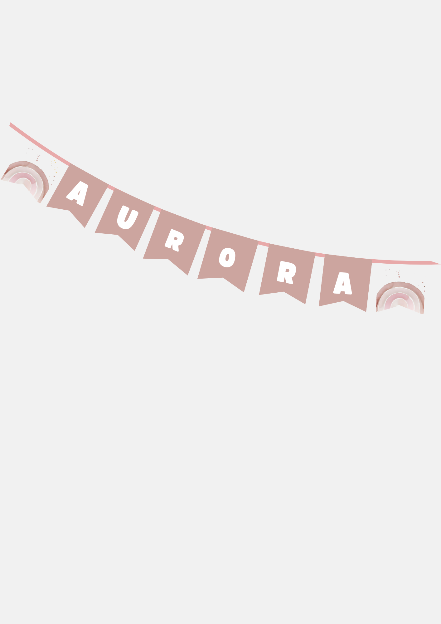 Bandeirolas - Tema Arco-Íris