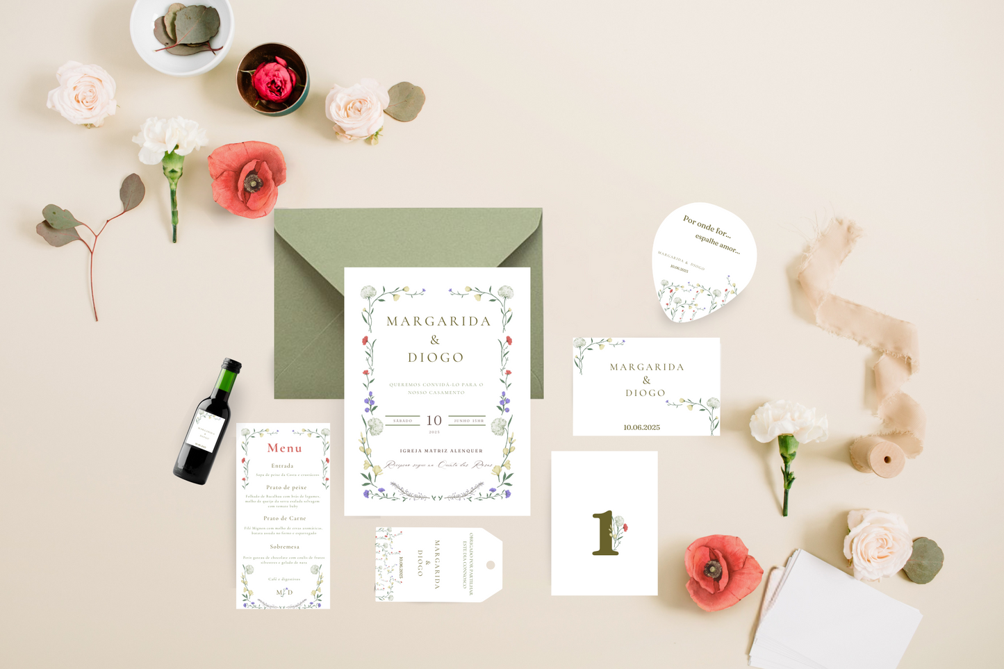 Tema Papoilas | Kit Casamento
