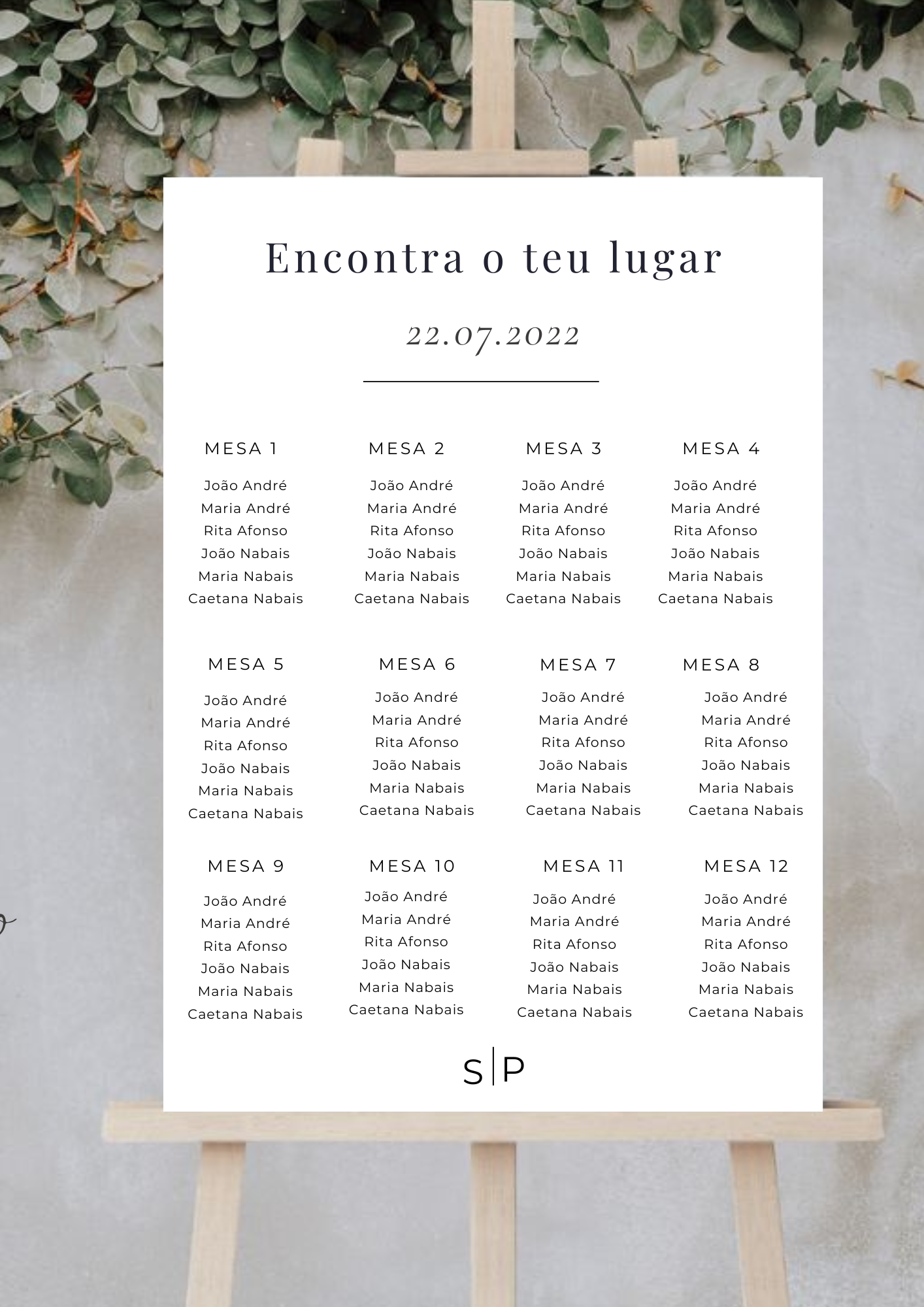 Placa de Lugares - Tema Serifa