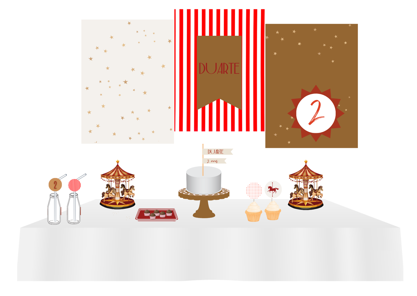 Tema Carrossel | Kit M