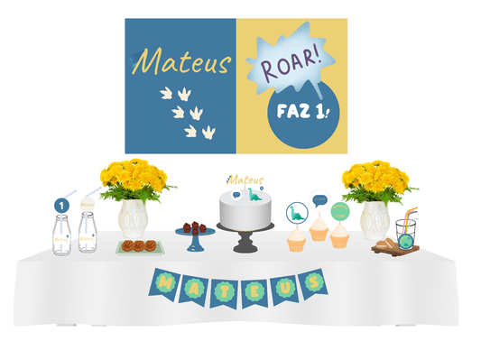 Tema Dinossauro | Kit M
