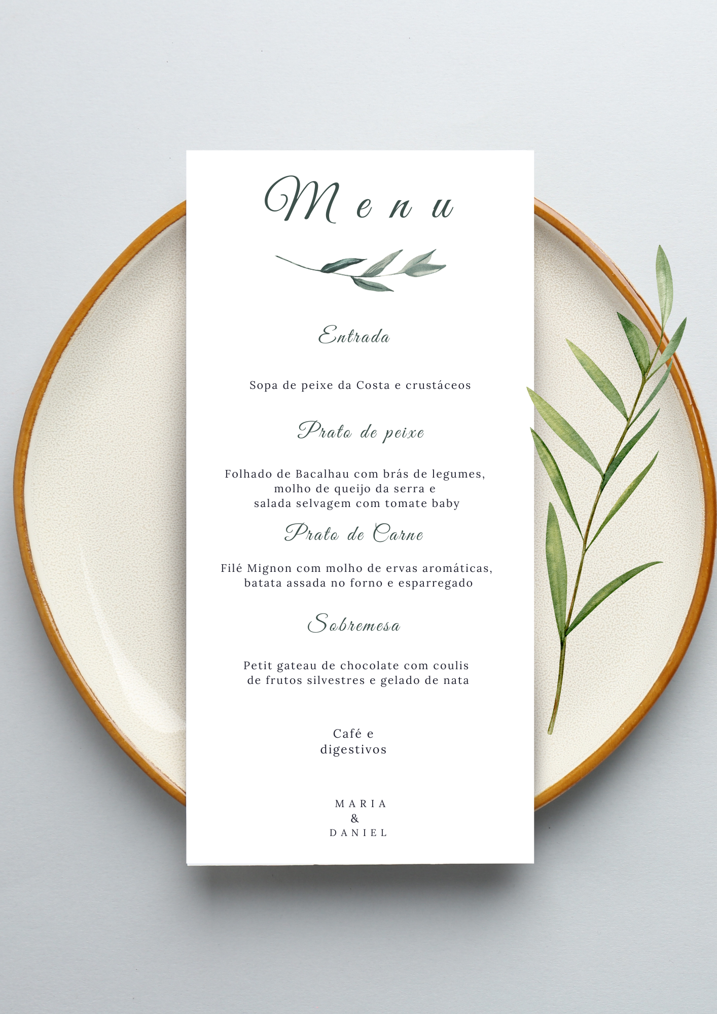 Menu - Tema Ramo