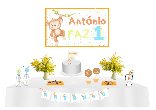 Tema Macaquinho | Kit L