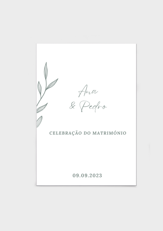 Missal de Casamento - Tema Raminho
