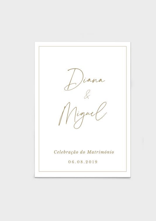 Missal de Casamento - Tema Ouro