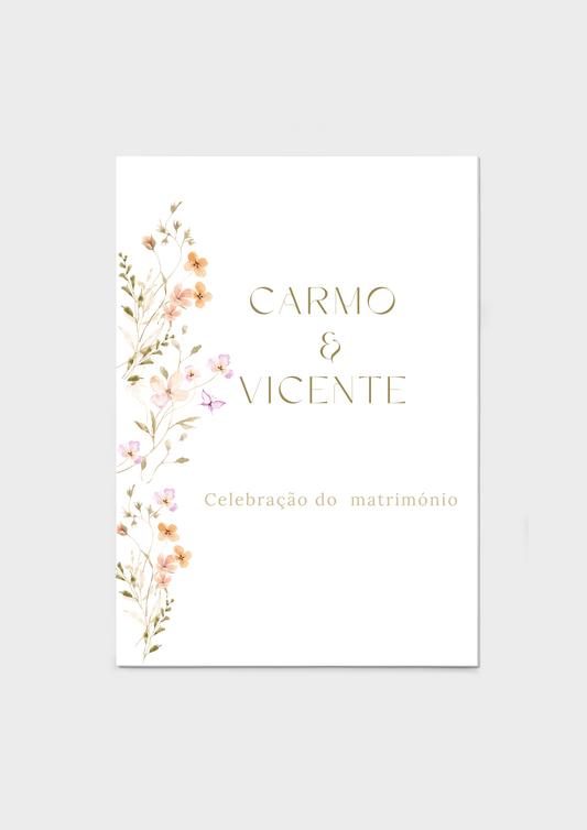 Missal de Casamento - Tema Primavera