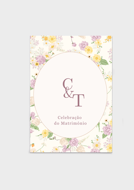 Missal de Casamento - Tema Floral