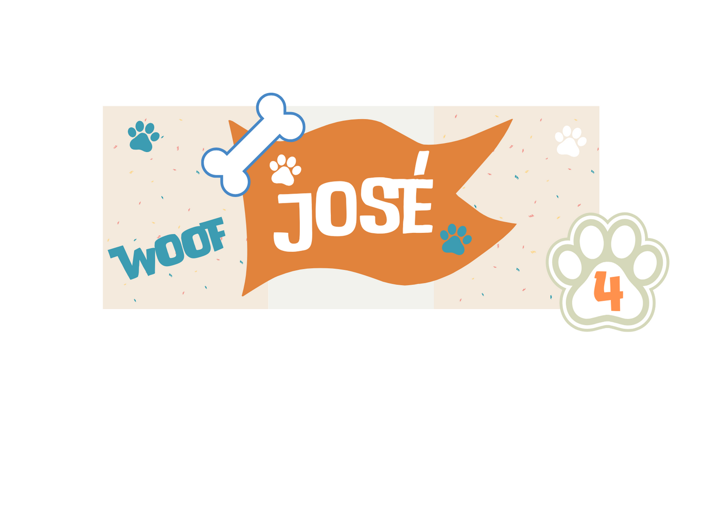 Painel de Festa - Tema Cachorro