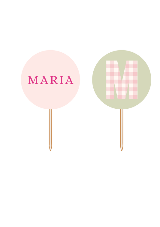 Topper de Cupcakes - Tema Rainha