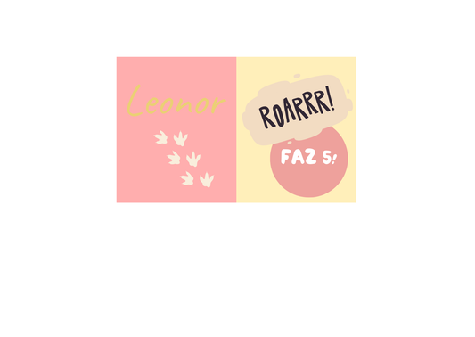 Painel de Festa - Tema Dinossauro Rosa