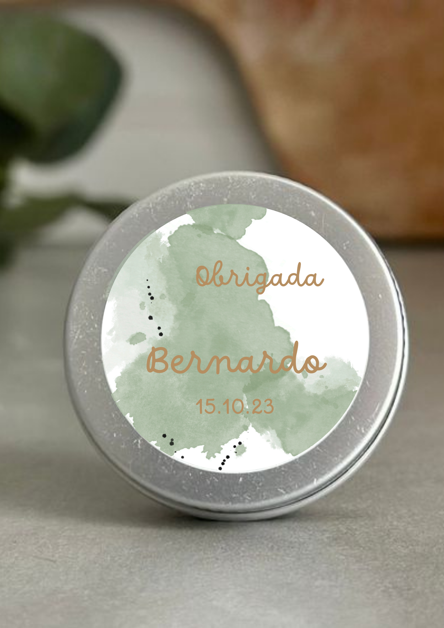 Etiqueta Redonda Grande - Tema Igreja