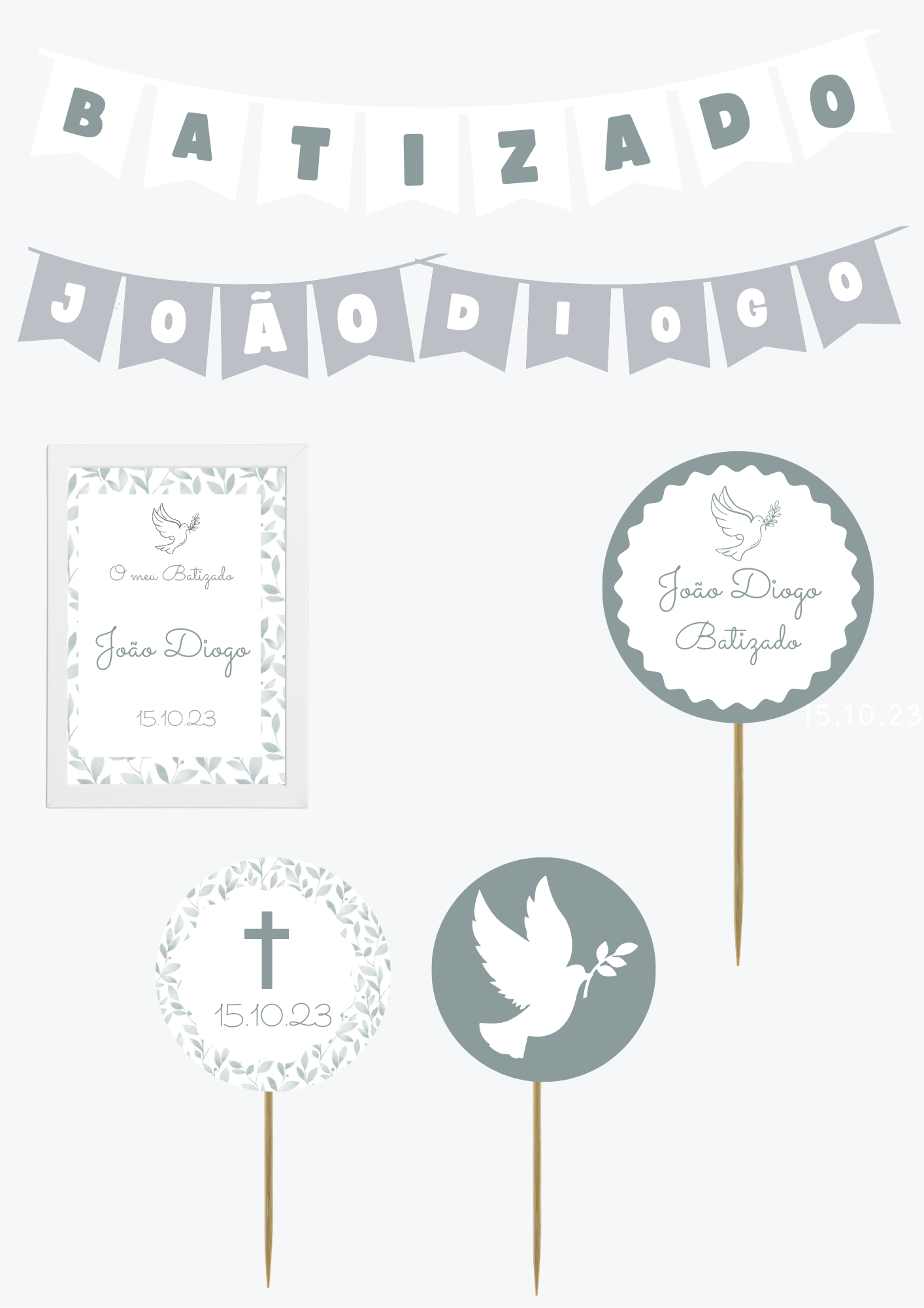 Tema Folhas Verdes | Kit M
