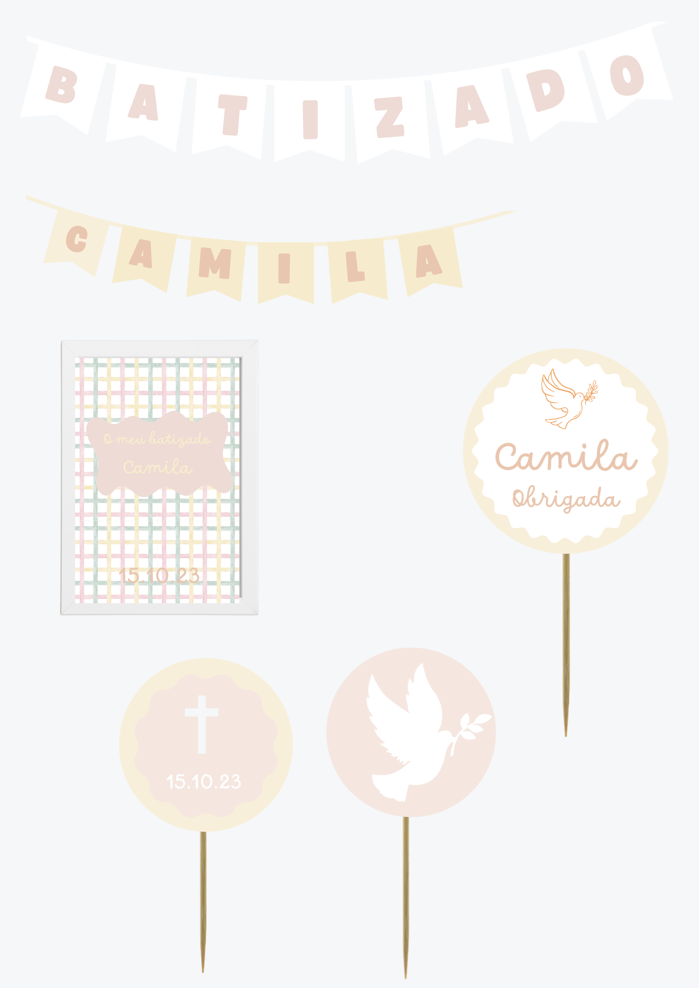 Tema Pastéis | Kit M