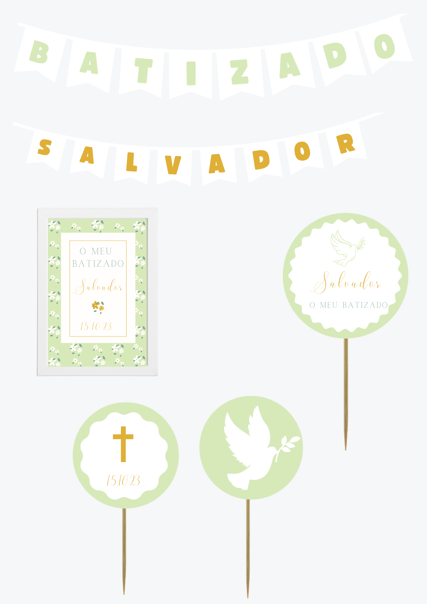 Tema Jasmim Verde | Kit M