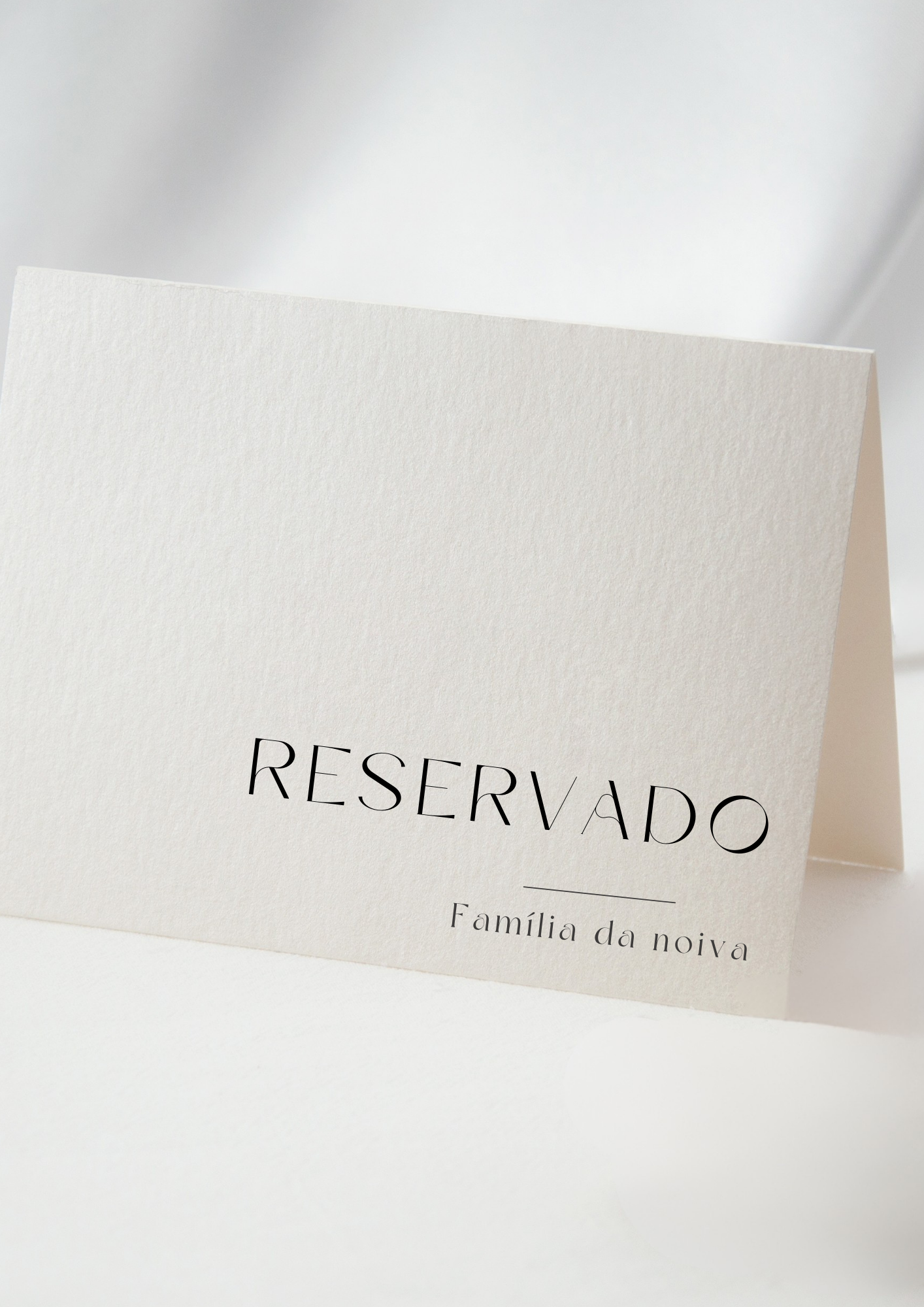 Etiqueta de Mesa - Tema Arco