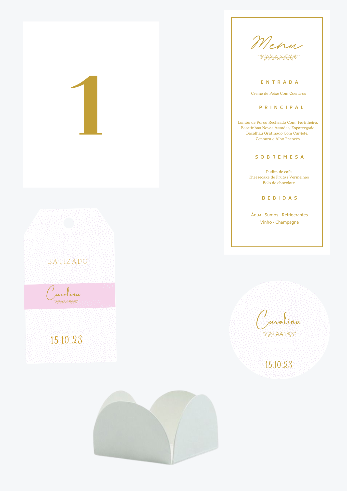 Tema Ouro Rosa | Kit M
