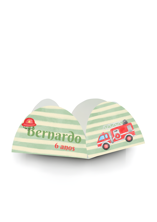Forma de Brigadeiro - Tema Bombeiros
