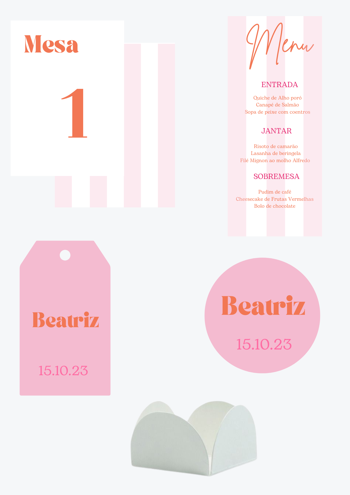 Tema Riscas Rosas | Kit M